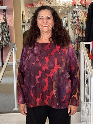 STUNNING COLORS KNIT TOP
