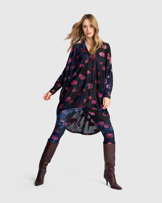 AT845M KNIT TUNIC - MIDNIGHT
