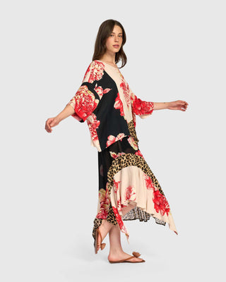 EK324F FLIRTY PRINT FLORAL SKT