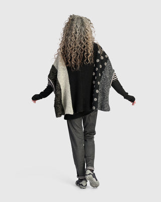 UT235S Poly-Wool Top in Storm Mix by Alembika