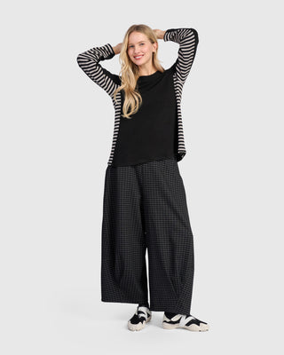 UP234N JERSEY BUBBLE PANT-NET