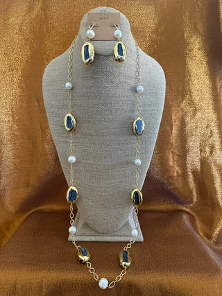 146 M24 MARINE KYANITE / GOLD