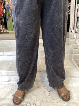 2 POCKET LANTERN PANT - BLACK