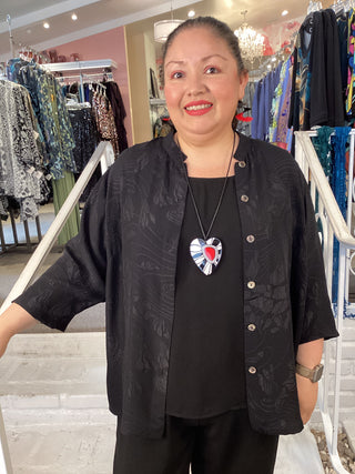 CITRON BLOUSE - SOLID BLACK