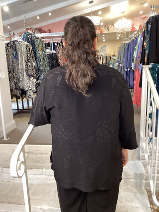 CITRON BLOUSE - SOLID BLACK