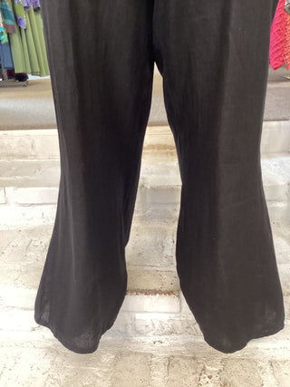 OSCA WIDE LEG PANT - BLACK
