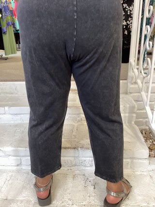 CROP LEGGING - BLACK
