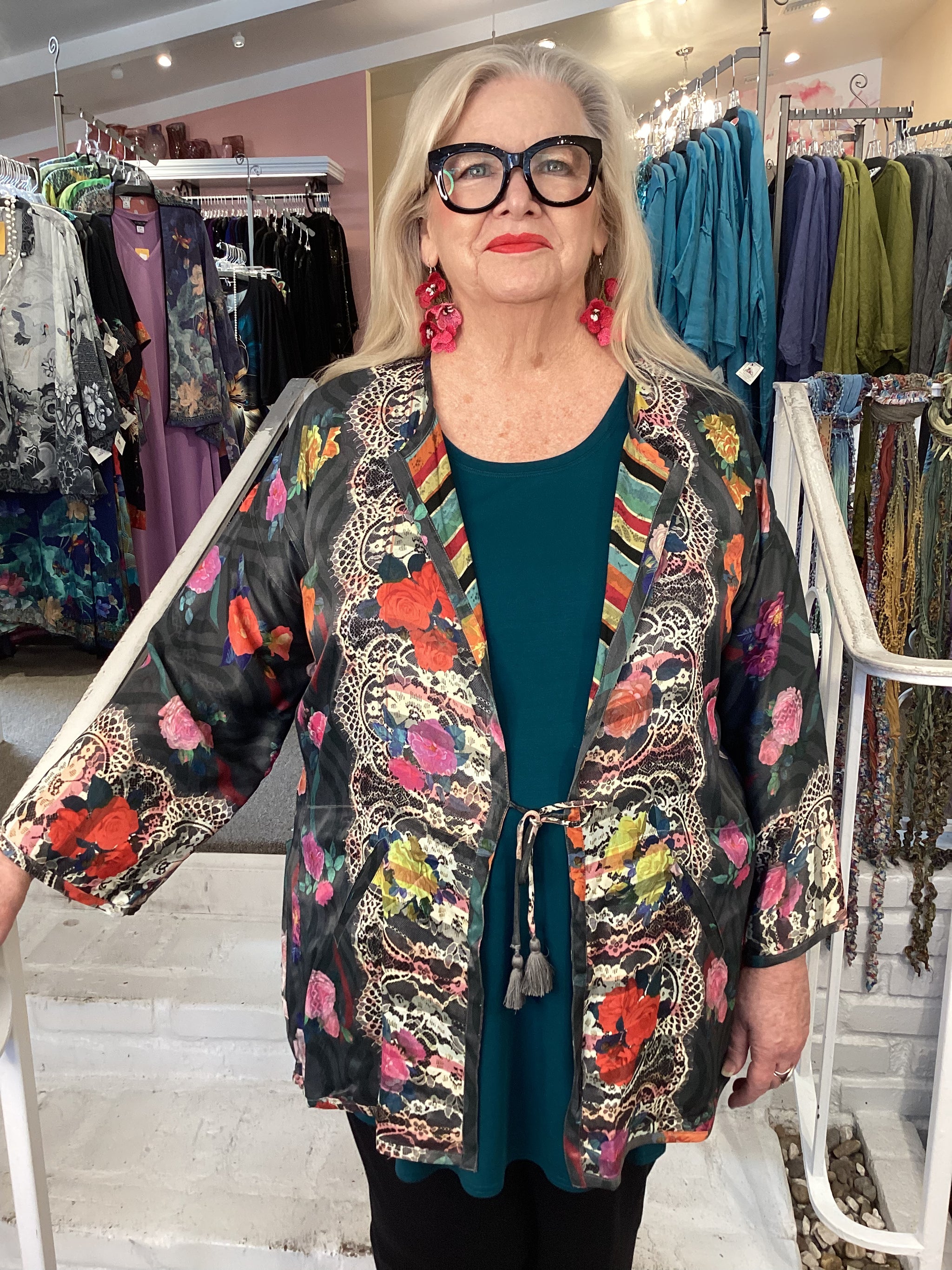 Johnny Was Plus Size XL XXL 1x 2x 3x Tops Jackets Kimonos Abundance Plus Size Boutique