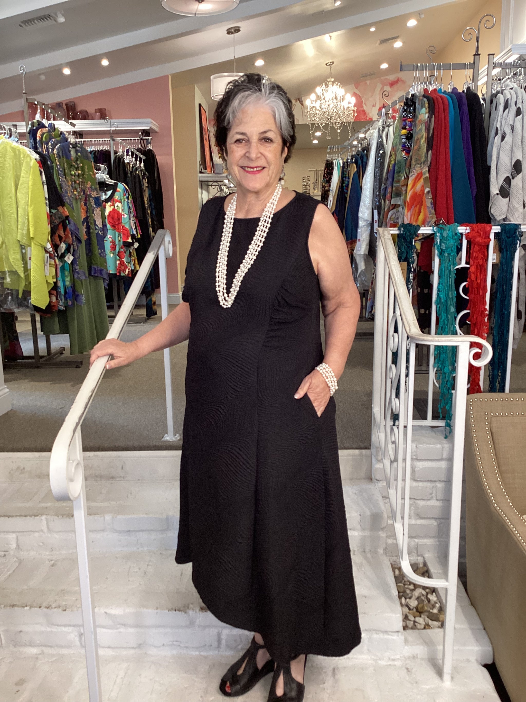 SWIRL FLARE DRESS
