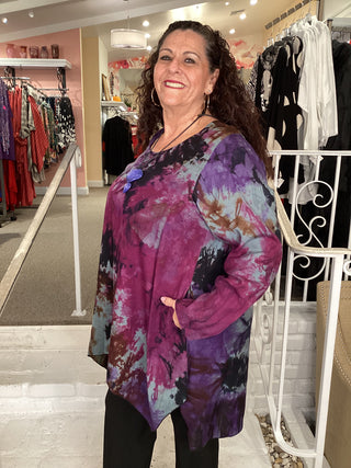 FINALLY TUNIC - PURPLE SMOKE