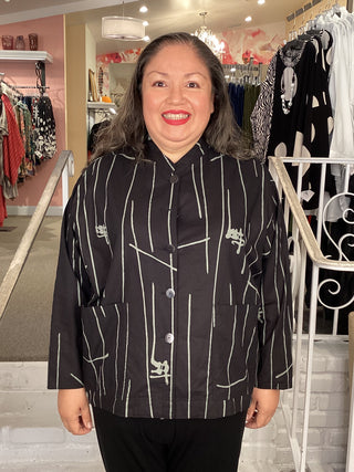 VERY BLOUSE - NEWS GREY