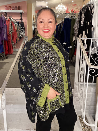 BOXY JACKET - GREEN