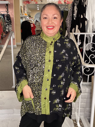 BOXY JACKET - GREEN