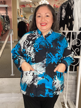 VERY BLOUSE - STREETS TURQ