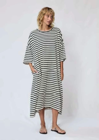V760SOLID SARINA DRESS SOLID