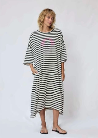 V760S STRIPE SORAYA DRESS