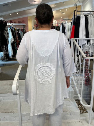 CIRCLE TUNIC - SNOW