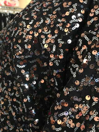 SEQUIN TUNIC - METAL