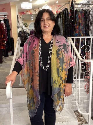 KIMONO HAND DYED - #113