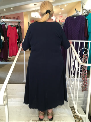 SWIRL DRESS - SAPPHIRE