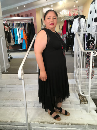 DANUBE DRESS - BLACK