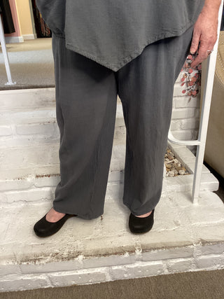 BASIC LONG PANT - GRAPHITE