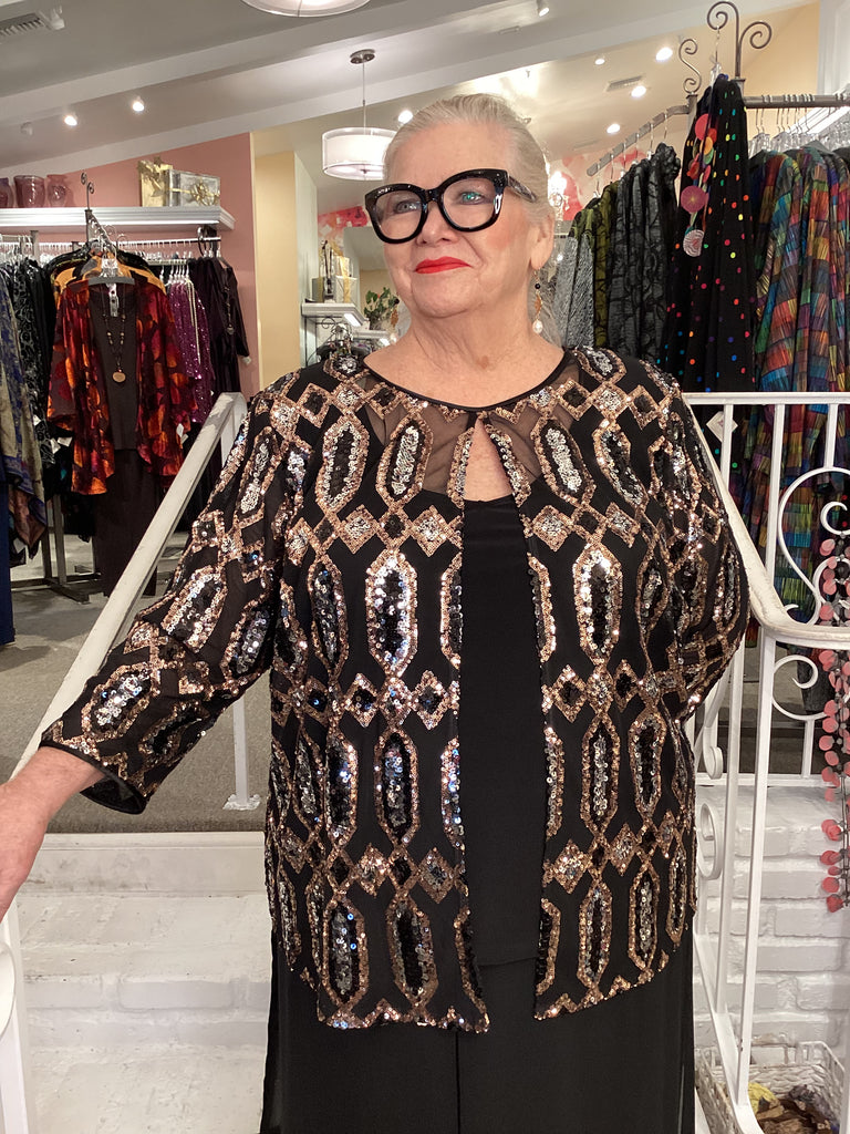 Alex evenings plus size formal tops sales