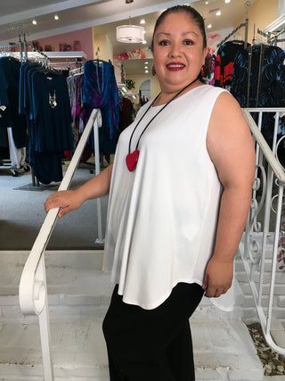 JAZZ TANK - SNOW WHITE