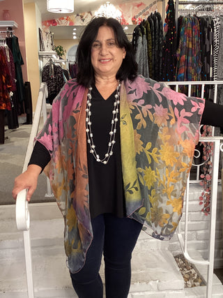 KIMONO HAND DYED - #113