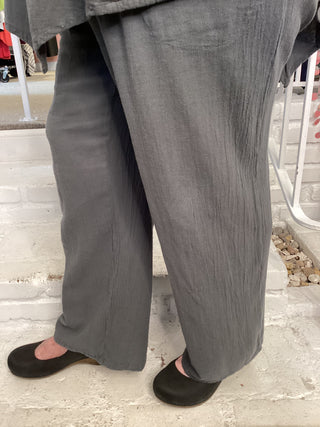 BASIC LONG PANT - GRAPHITE