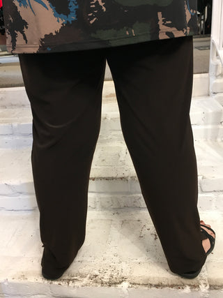 NARROW PANT MIDI - COFFEE